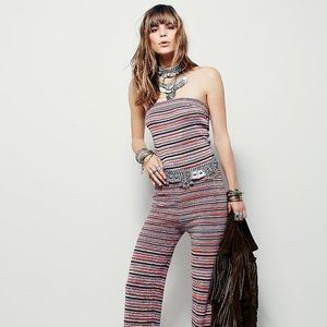 Brand New Free People Space Dye Romper, Size M